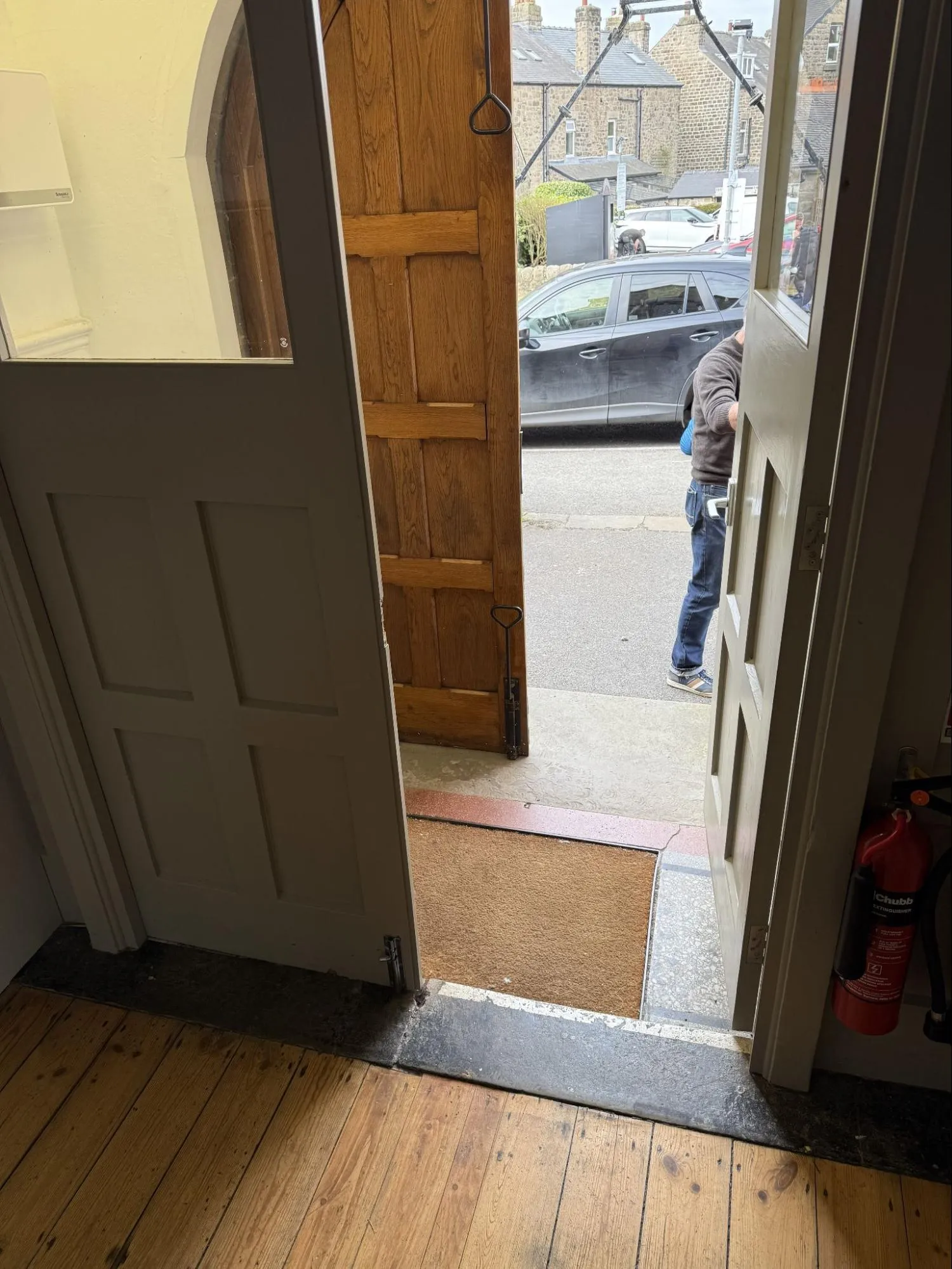 Stanage Hall main outside doors